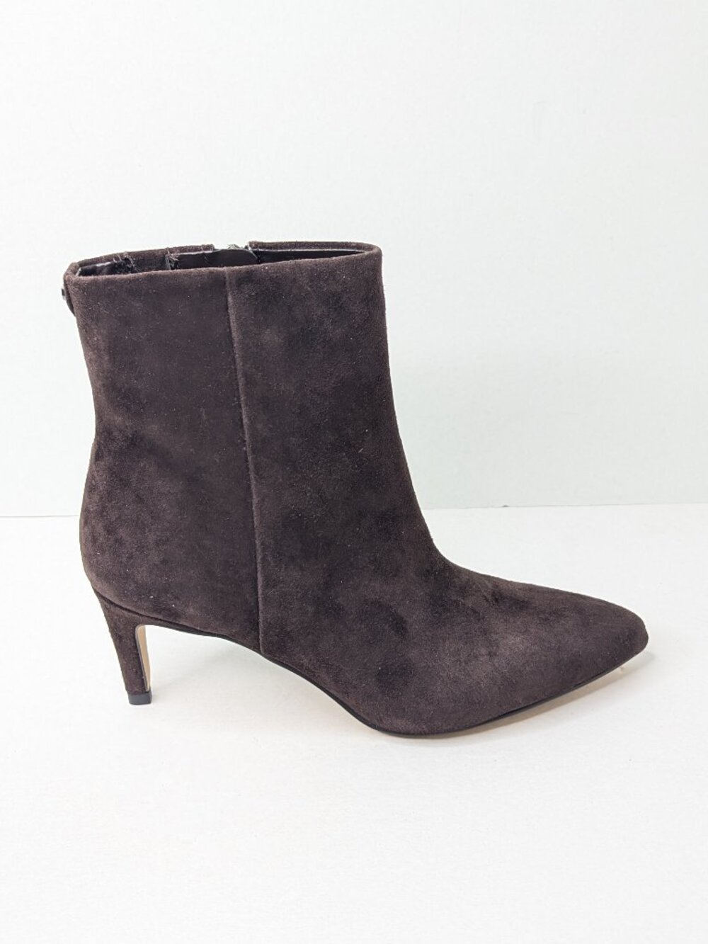 Sam Edelman Ukie Ankle Booties Chocolate Suede Womens 7 - Picture 2 of 7